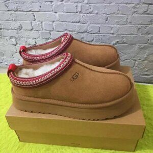 Women’s UGG Tazz Chestnut Platform Mule Slipper Clog New With Tags